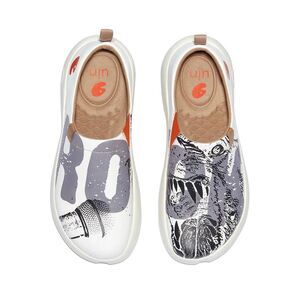 UIN Men's Travel Walking Shoes Casual Sneaker (PASSIONATE ROCK&ROLL)New No Box